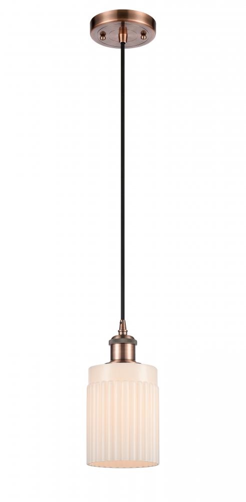 Hadley - 1 Light - 5 inch - Antique Copper - Cord hung - Mini Pendant