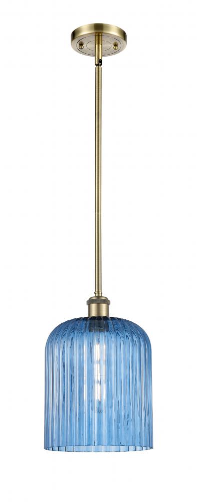 Bridal Veil - 1 Light - 5 inch - Antique Brass - Mini Pendant