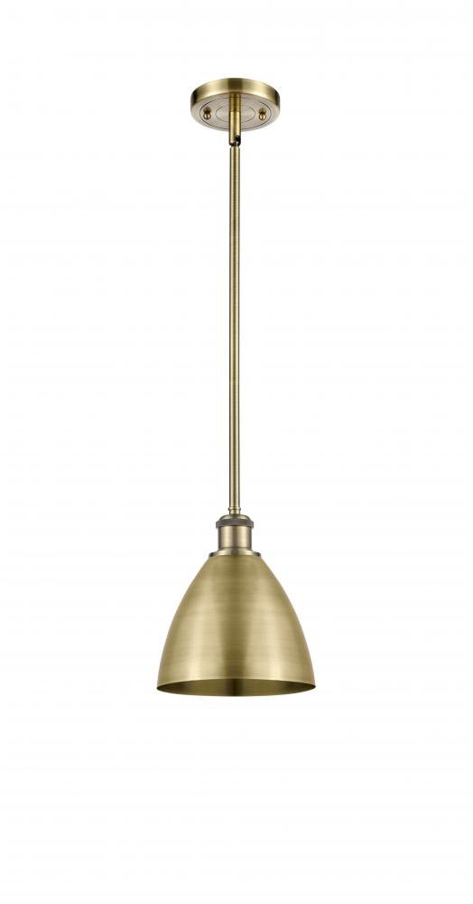 Bristol - 1 Light - 8 inch - Antique Brass - Pendant
