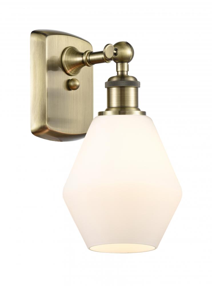 Cindyrella - 1 Light - 6 inch - Antique Brass - Sconce