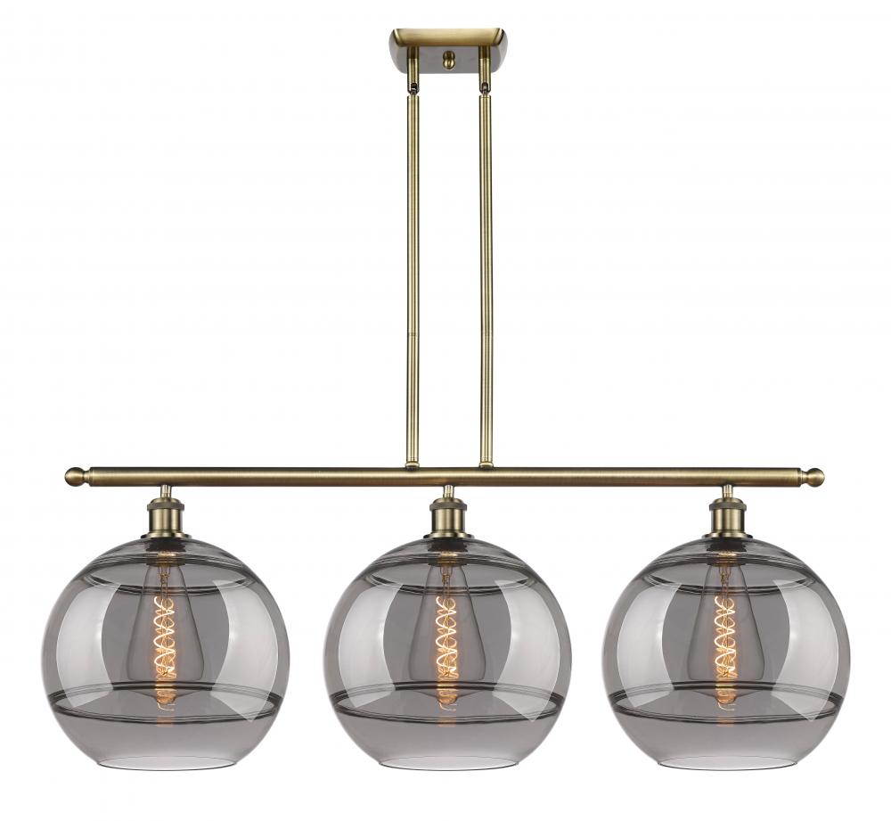 Rochester - 3 Light - 39 inch - Antique Brass - Stem hung - Island Light