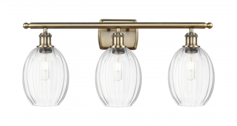 Preston Bulb - 3 Light - 26 inch - Antique Brass - Bath Vanity Light