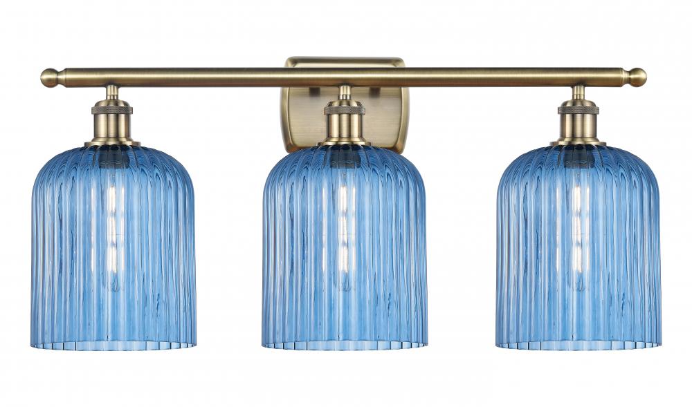 Bridal Veil - 3 Light - 25 inch - Antique Brass - Bath Vanity Light