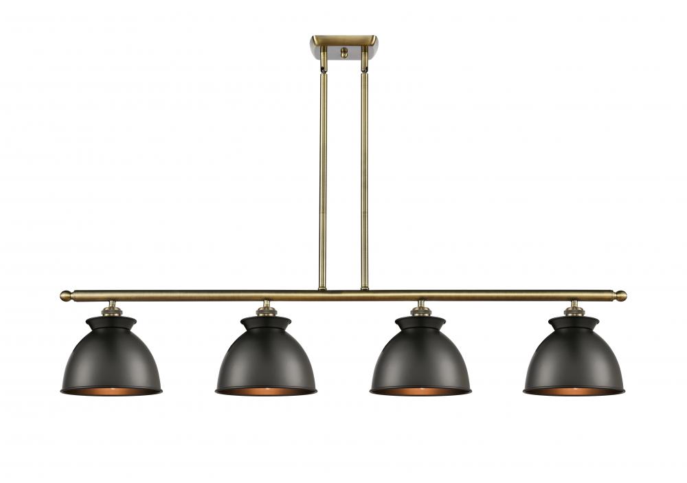 Adirondack - 4 Light - 48 inch - Antique Brass - Stem hung - Island Light