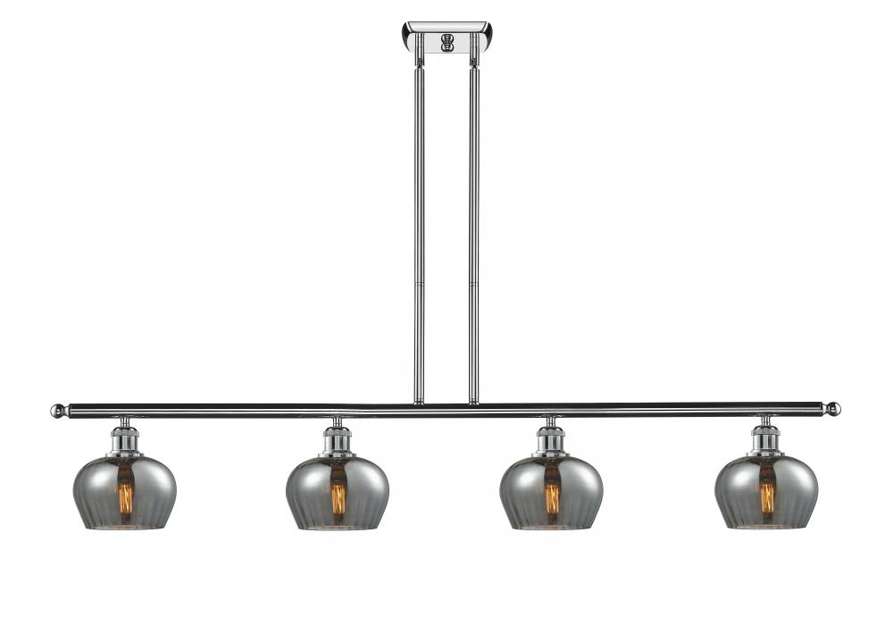 Fenton - 4 Light - 48 inch - Polished Chrome - Stem hung - Island Light