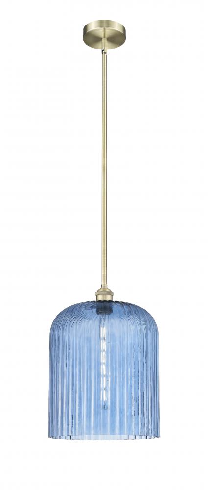 Bridal Veil - 1 Light - 5 inch - Antique Brass - Stem hung - Mini Pendant