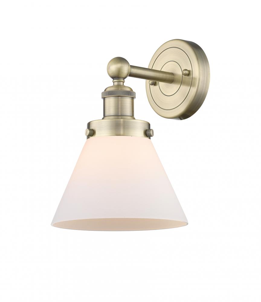 Cone - 1 Light - 8 inch - Antique Brass - Sconce