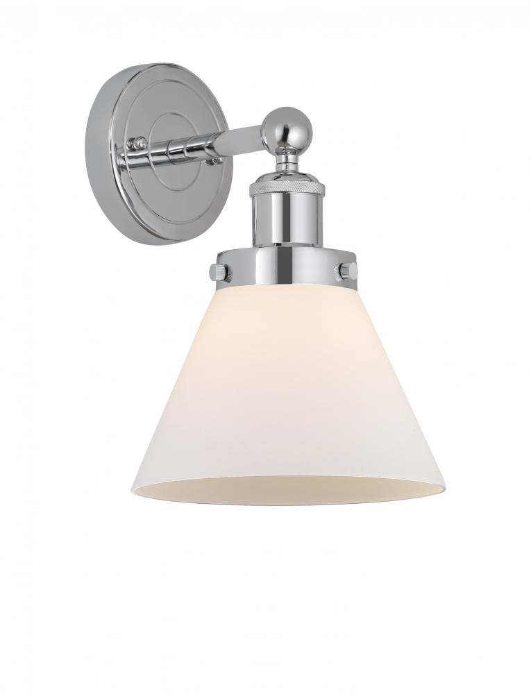 Cone - 1 Light - 8 inch - Polished Chrome - Sconce