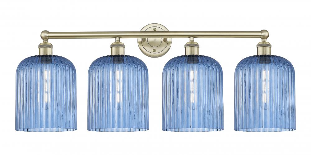 Bridal Veil - 4 Light - 32 inch - Antique Brass - Bath Vanity Light