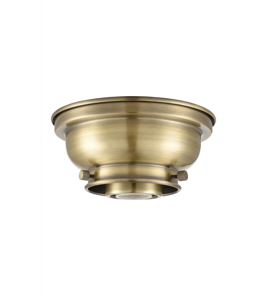 Franklin Restoration - 1 Light - 6 inch - Antique Brass - Flush Mount
