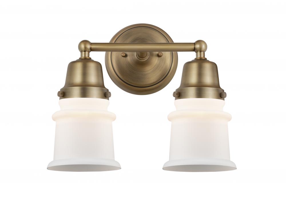Small Canton 2 Light Bath Vanity Light
