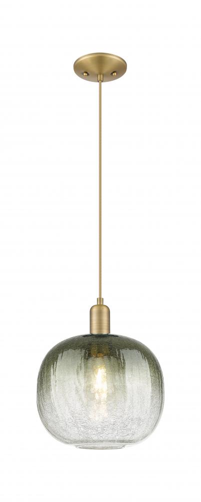 Brookhaven Sphere - 1 Light - 6 inch - Brushed Brass - Cord hung - Mini Pendant