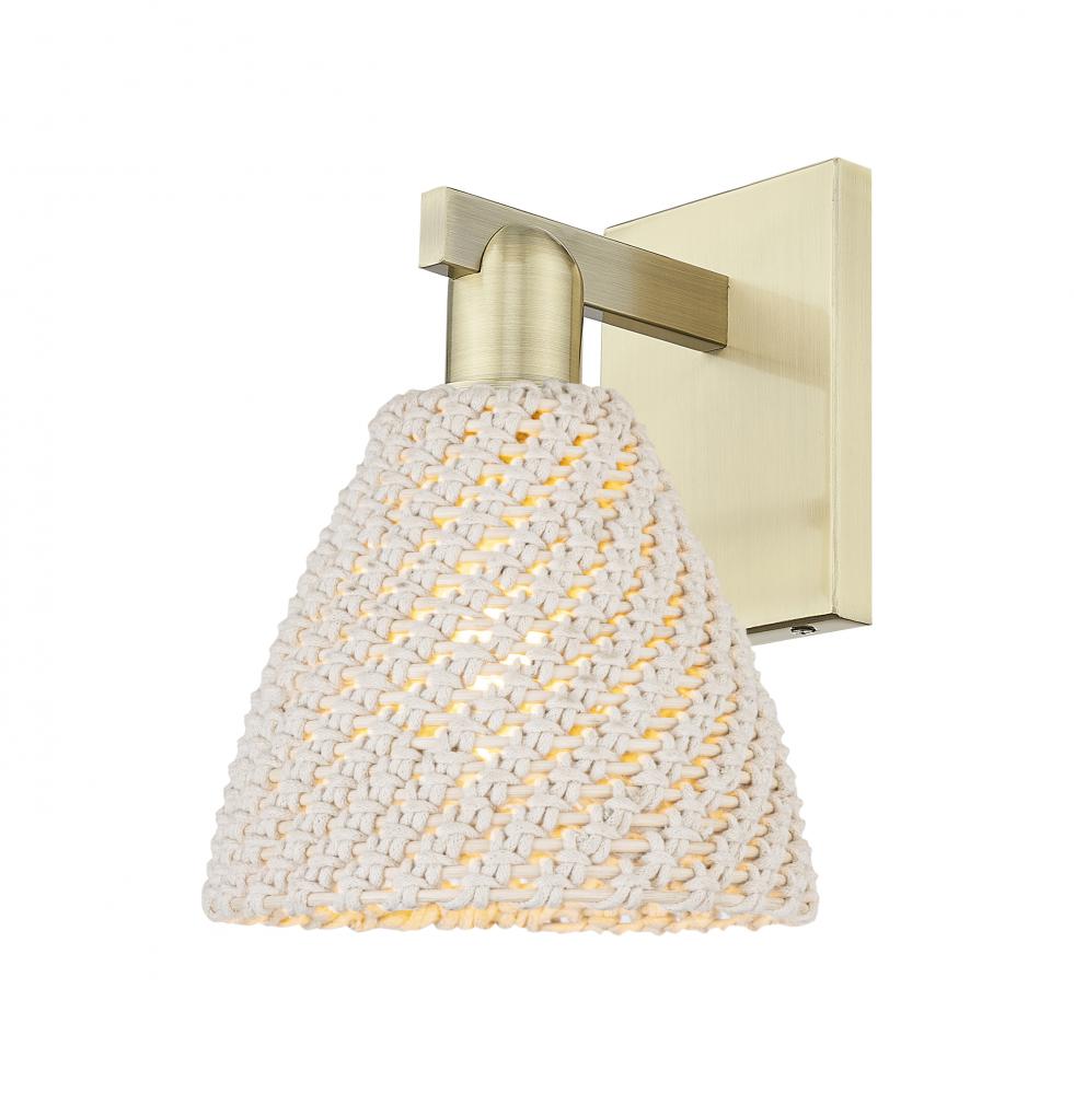 Bristol Natural - 1 Light - 6 inch - Antique Brass - Sconce