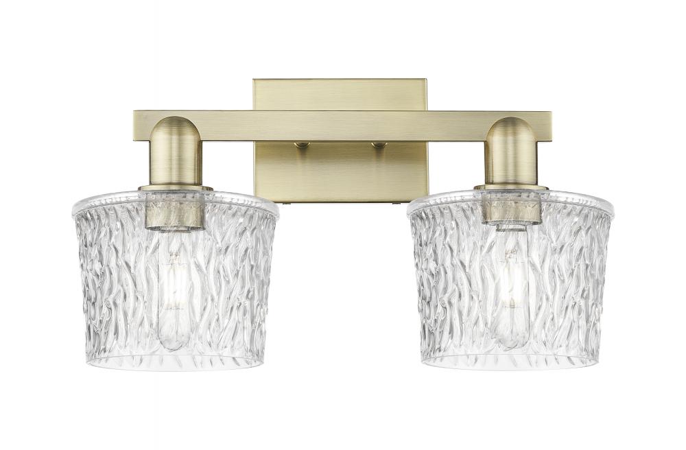 Niagara - 2 Light - 18 inch - Antique Brass - Bath Vanity Light