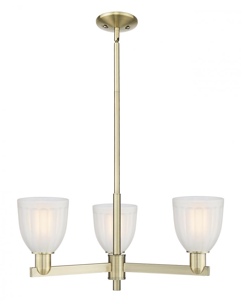 Brookfield - 3 Light - 28 inch - Antique Brass - Stem hung - Pendant