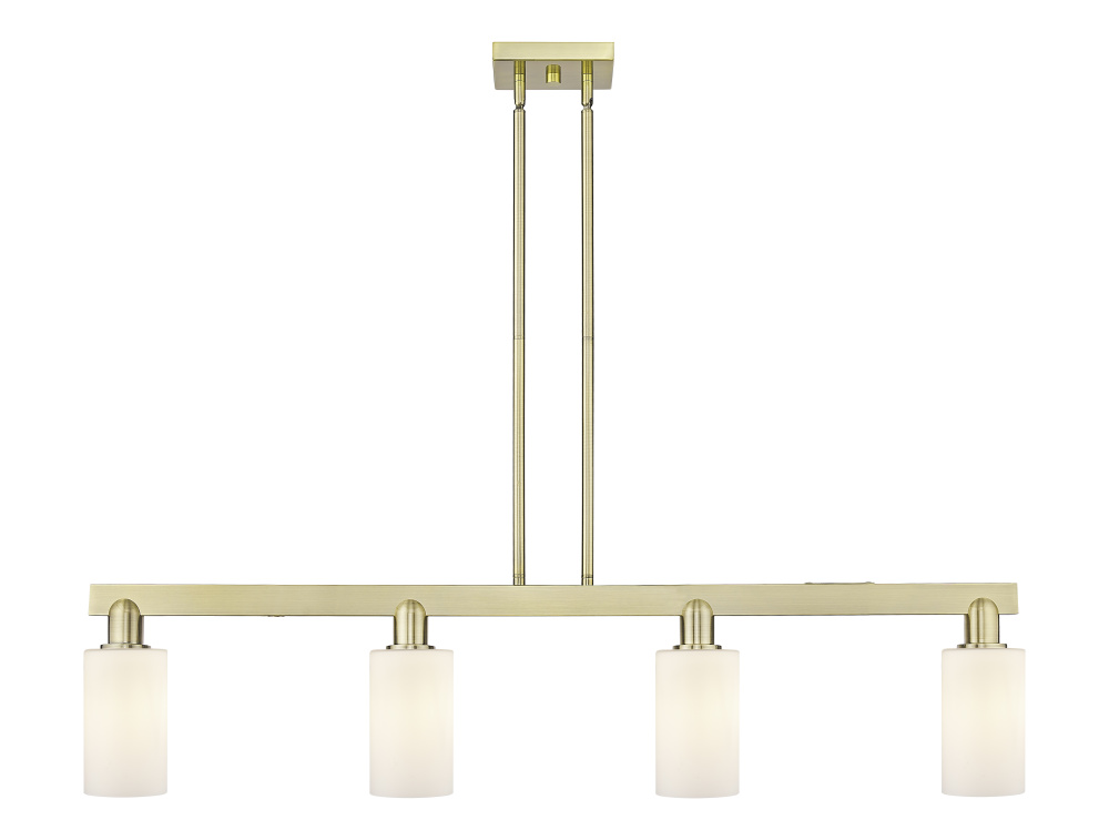 Clymer - 4 Light - 47 inch - Antique Brass - Stem hung - Island Light