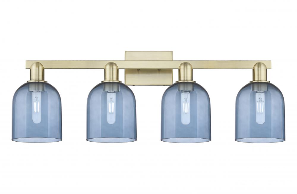 Bella - 4 Light - 33 inch - Antique Brass - Bath Vanity Light