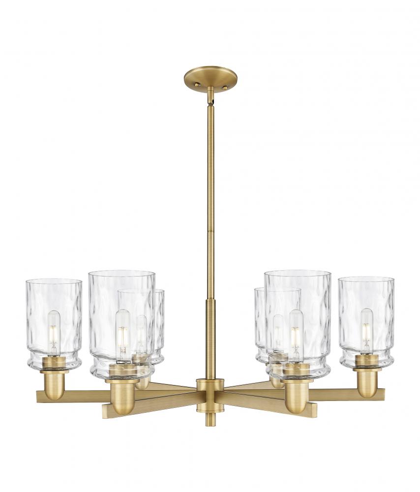 Candor - 6 Light - 35 inch - Antique Brass - Stem hung - Chandelier