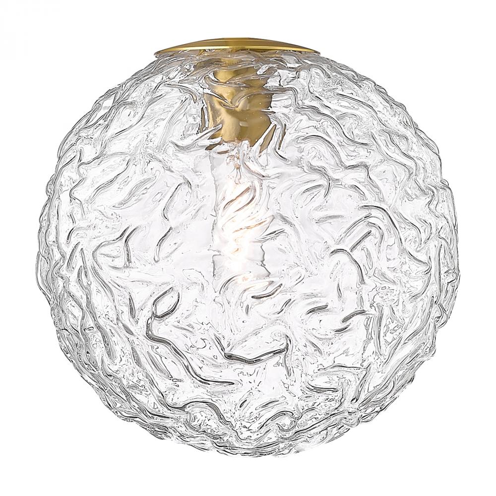 Barrington - 1 Light - 10 inch - Brushed Brass - Cord hung - Mini Pendant