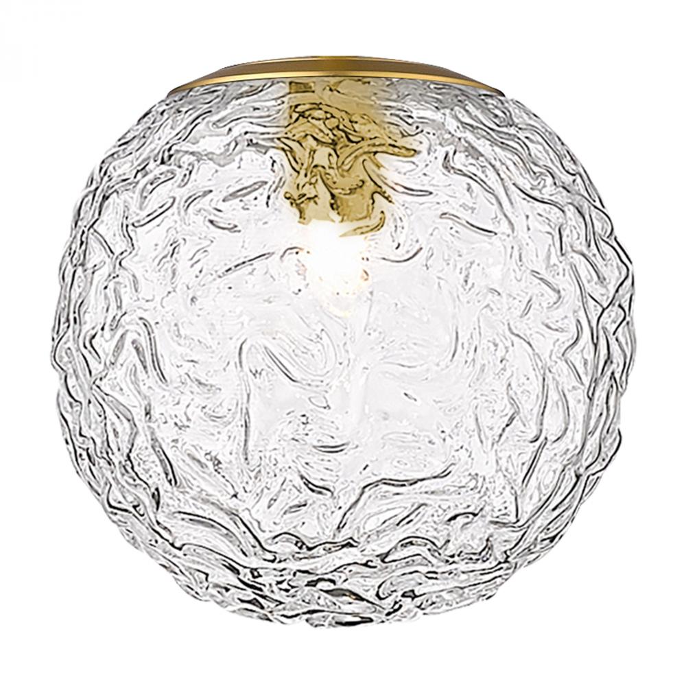 Barrington - 1 Light - 6 inch - Brushed Brass - Cord hung - Mini Pendant