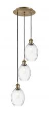 Innovations Lighting 113B-3P-AB-G459-6CL - Preston Bulb - 3 Light - 13 inch - Antique Brass - Cord Hung - Multi Pendant