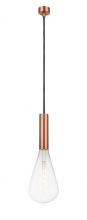 Innovations Lighting 198-1P-AC-BB125LED - Edison - 1 Light - 5 inch - Antique Copper - Cord hung - Mini Pendant