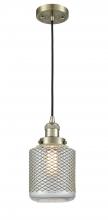 Innovations Lighting 201C-AB-G262 - Stanton - 1 Light - 6 inch - Antique Brass - Cord hung - Mini Pendant