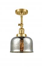 Innovations Lighting 201F-SG-G78-LED - Bell - 1 Light - 8 inch - Satin Gold - Adjustable Semi-Flush Mount