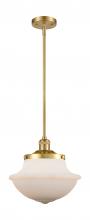 Innovations Lighting 201S-SG-G541-LED - Oxford - 1 Light - 12 inch - Satin Gold - Stem Hung - Mini Pendant
