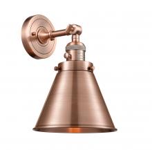 Innovations Lighting 203SW-AC-M13-AC-LED - Appalachian - 1 Light - 8 inch - Antique Copper - Adjustable Sconce