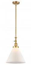 Innovations Lighting 206-SG-G41-L-LED - Cone - 1 Light - 12 inch - Satin Gold - Stem Hung - Adjustable Mini Pendant