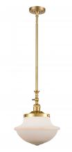Innovations Lighting 206-SG-G541-LED - Oxford - 1 Light - 12 inch - Satin Gold - Stem Hung - Adjustable Mini Pendant