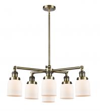 Innovations Lighting 207-6CR-AB-G51 - Small Bell 6 Light Chandelier