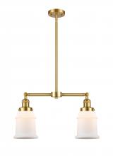 Innovations Lighting 209-SG-G181 - Canton - 2 Light - 21 inch - Satin Gold - Stem Hung - Adjustable Island Light