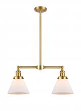 Innovations Lighting 209-SG-G41 - Cone - 2 Light - 21 inch - Satin Gold - Stem Hung - Adjustable Island Light