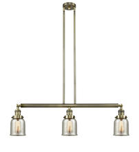 Innovations Lighting 213-AB-G58 - Bell - 3 Light - 38 inch - Antique Brass - Stem Hung - Adjustable Island Light