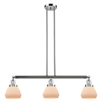 Innovations Lighting 213-PC-G171 - Fulton - 3 Light - 39 inch - Polished Chrome - Stem Hung - Adjustable Island Light