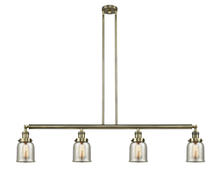 Innovations Lighting 214-AB-G58 - Bell - 4 Light - 50 inch - Antique Brass - Stem Hung - Adjustable Island Light