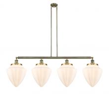 Innovations Lighting 214-AB-G661-12 - Bullet - 4 Light - 50 inch - Antique Brass - Stem Hung - Adjustable Island Light