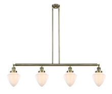 Innovations Lighting 214-AB-G661-7 - Bullet - 4 Light - 50 inch - Antique Brass - Stem Hung - Adjustable Island Light