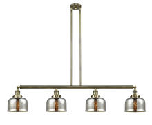 Innovations Lighting 214-AB-G78 - Bell - 4 Light - 53 inch - Antique Brass - Stem Hung - Adjustable Island Light