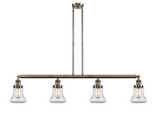Innovations Lighting 214-AC-G192 - Bellmont - 4 Light - 51 inch - Antique Copper - Stem Hung - Island Light