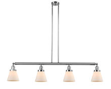 Innovations Lighting 214-PC-G61 - Cone - 4 Light - 51 inch - Polished Chrome - Stem Hung - Adjustable Island Light