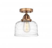 Innovations Lighting 288-1C-AC-G713 - Bell - 1 Light - 8 inch - Antique Copper - Semi-Flush Mount