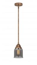 Innovations Lighting 288-1S-AC-G53-LED - Bell - 1 Light - 5 inch - Antique Copper - Stem hung - Mini Pendant