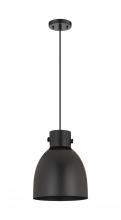 Innovations Lighting 410-1PM-BK-M412-10BK - Newton Sphere - 1 Light - 10 inch - Matte Black - Cord hung - Pendant