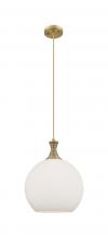 Innovations Lighting 415-1P-BB-G121-12 - Astor - 1 Light - 12 inch - Brushed Brass - Cord hung - Mini Pendant