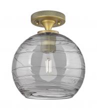 Innovations Lighting 434-1F-BB-G1213-8SM - Crown Point - 1 Light - 8 inch - Brushed Brass - Flush Mount