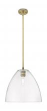 Innovations Lighting 434-1S-BB-GBD-122 - Crown Point - 1 Light - 12 inch - Brushed Brass - Pendant