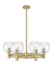 Innovations Lighting 434-6CR-BB-G122-6 - Crown Point - 6 Light - 26 inch - Brushed Brass - Chandelier